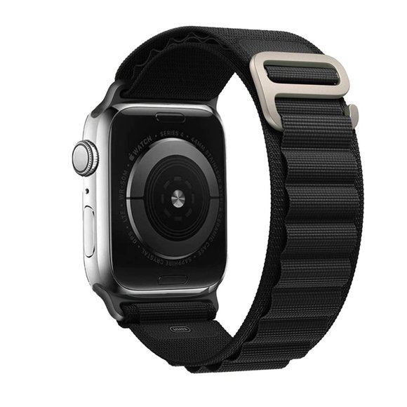 NEW BLACK Loop Adjustable Strap for Apple Watch - Picture 1 of 6